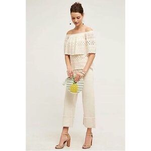 Anthropologie‎ Citizens of Humanity Parker Relaxed Cuff Crop Natural Jeans 27